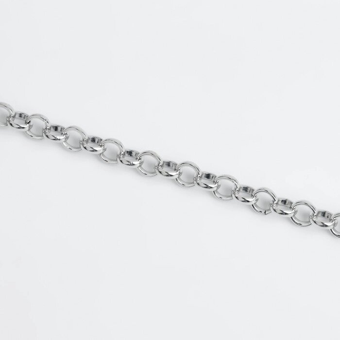 Цепочка железо d7мм 100,5м серебряный АУ от компании Интернет-гипермаркет «MOLL» - фото 1