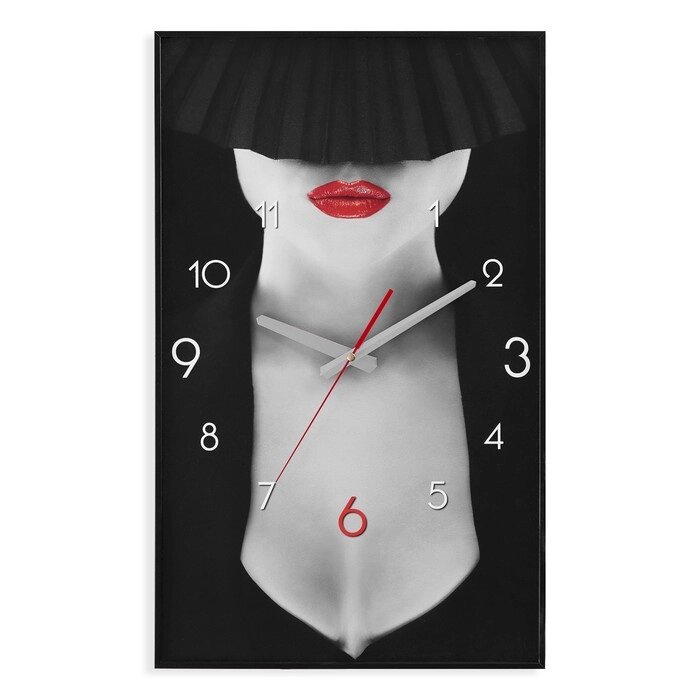 Часы-картина настенные, серия: Интерьер, "Девушка", плавный ход, 57 х 35 см, 1 АА от компании Интернет-гипермаркет «MOLL» - фото 1