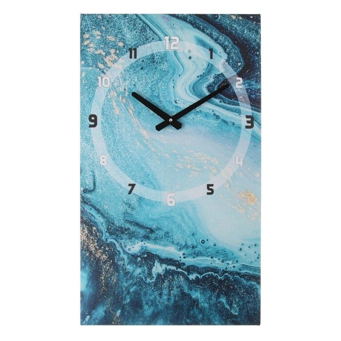 Часы-картина настенные, серия: Интерьер, "Море", плавный ход, 35 х 60 см от компании Интернет-гипермаркет «MOLL» - фото 1