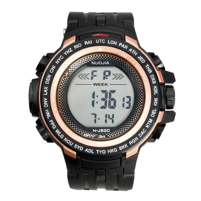 Часы наручные электронные Jian Cheng, d=5.6 см, ремешок силикон 25 см от компании Интернет-гипермаркет «MOLL» - фото 1