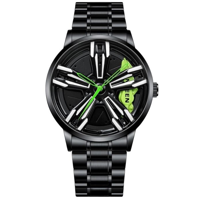 Часы наручные кварцевые мужские, d-4.4 см, ремешок l-26 см, 3 АТМ от компании Интернет-гипермаркет «MOLL» - фото 1