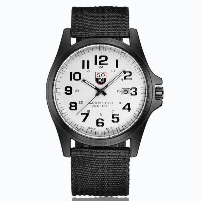 Часы наручные мужские, d-3.8 см, ремешок l-2.1 см, ширина-2 см от компании Интернет-гипермаркет «MOLL» - фото 1