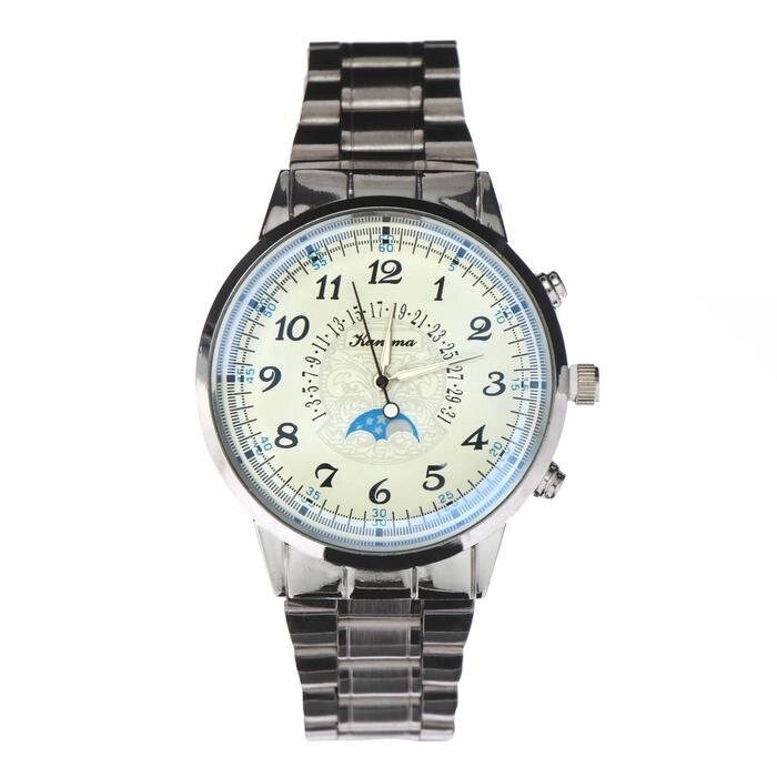 Часы наручные мужские "Kanima", дискретный ход, ремешок 8 и 10 х 2 см, d=4.2 см от компании Интернет-гипермаркет «MOLL» - фото 1