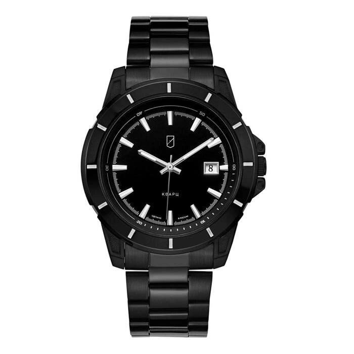 Часы наручные мужские "УЧЗ",  модель 3002B-2, кварцевые от компании Интернет-гипермаркет «MOLL» - фото 1