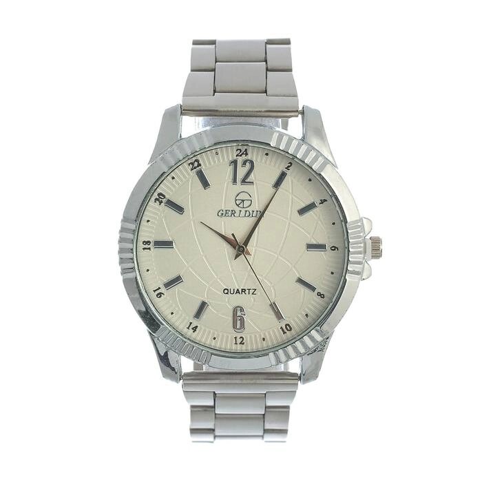 Часы наручные "Тоничи", d=4.5 см, классические, хром, ремешок 18 мм от компании Интернет-гипермаркет «MOLL» - фото 1