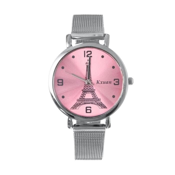 Часы наручные женские "KX Париж" d=3.3 см, микс от компании Интернет-гипермаркет «MOLL» - фото 1