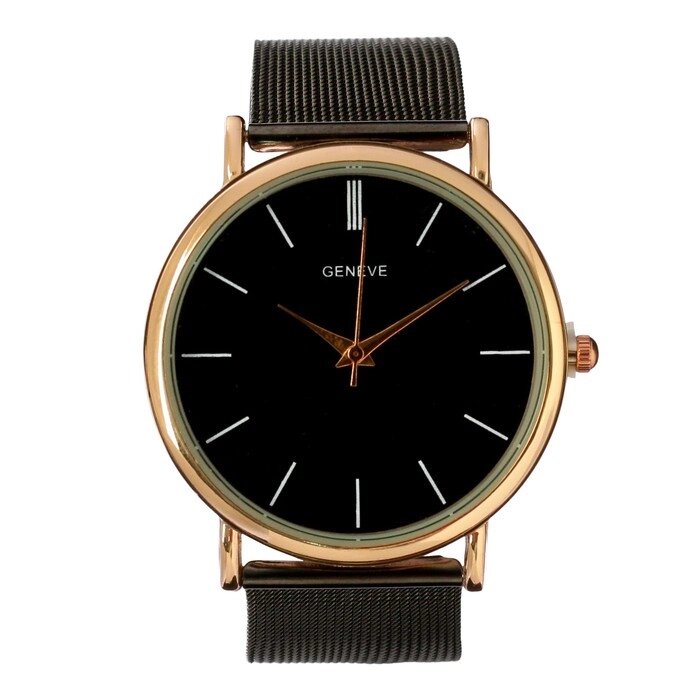 Часы наручные женские "Ливато", d=3.7 см, черные от компании Интернет-гипермаркет «MOLL» - фото 1