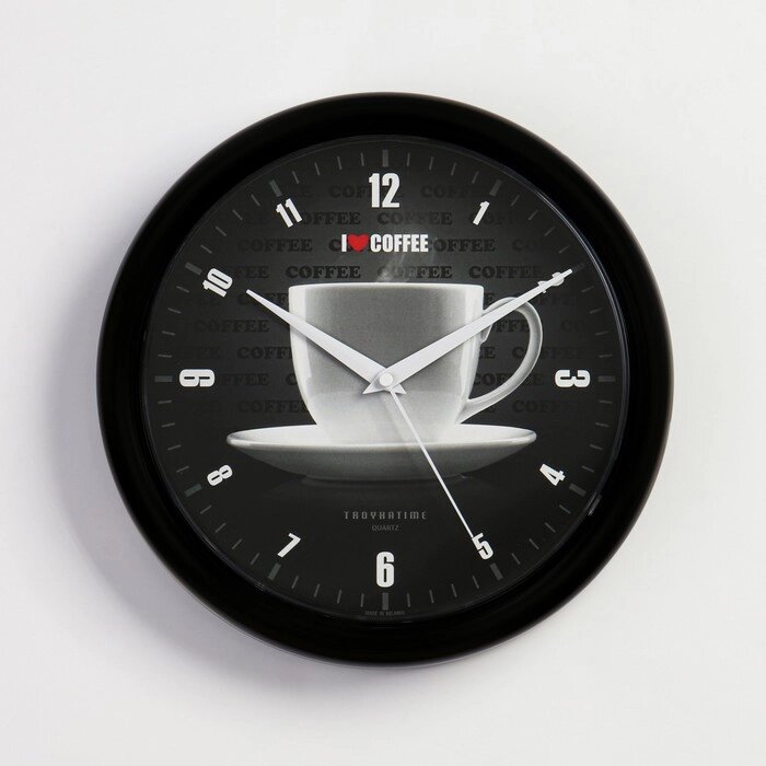 Часы настенные "Чашка", плавный ход, d=24.5 см от компании Интернет-гипермаркет «MOLL» - фото 1