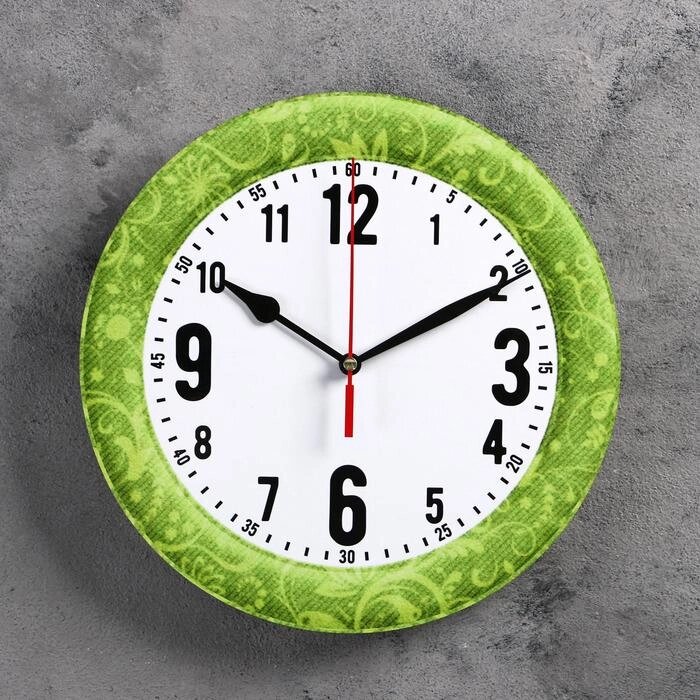 Часы настенные классика, круглые 24 см  микс от компании Интернет-гипермаркет «MOLL» - фото 1