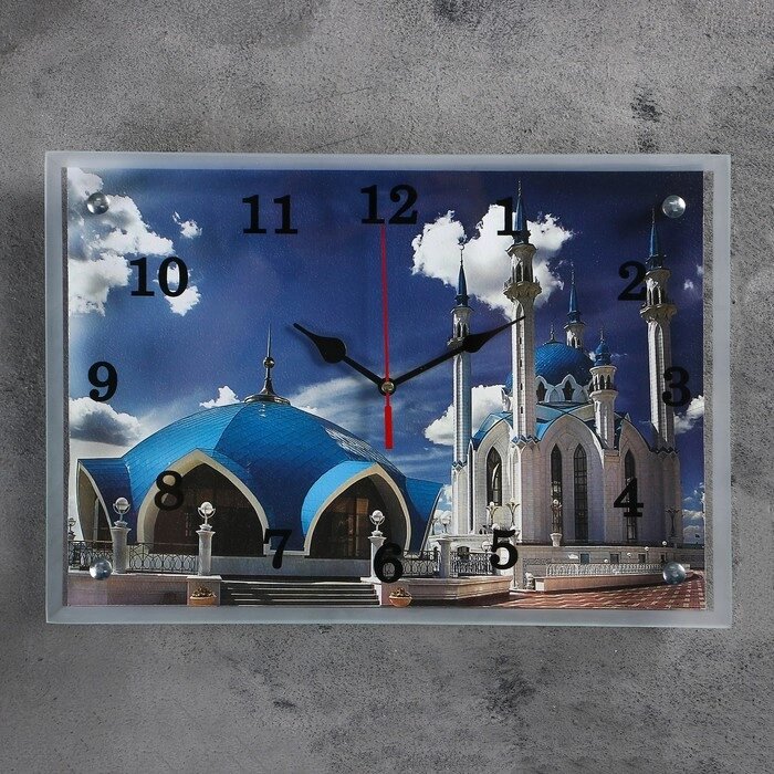 Часы настенные прямоугольные "Мечеть", 25х35 см от компании Интернет-гипермаркет «MOLL» - фото 1