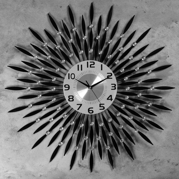 Часы настенные, серия: Ажур, "Ревуца"  d=70 см, d=22 см, 1 АА, плавный ход от компании Интернет-гипермаркет «MOLL» - фото 1