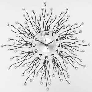 Часы настенные, серия: Ажур, "Родгау", плавный ход, 68 х 68 см, d циферблата=22 см