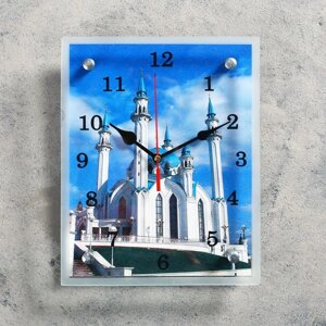 Часы настенные, серия: Город, "Мечеть Кул Шариф", 20х25 см, микс