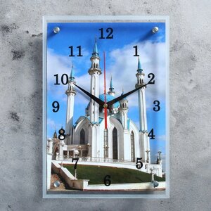 Часы настенные, серия: Город, "Мечеть Кул Шариф", 25х35 см, микс