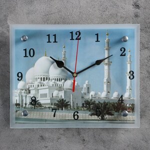 Часы настенные, серия: Город, "Мусульманские", 20х25 см, микс