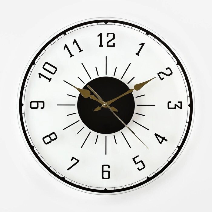 Часы настенные, серия: Интерьер, "Лофт 2", плавный ход, d-39 см от компании Интернет-гипермаркет «MOLL» - фото 1
