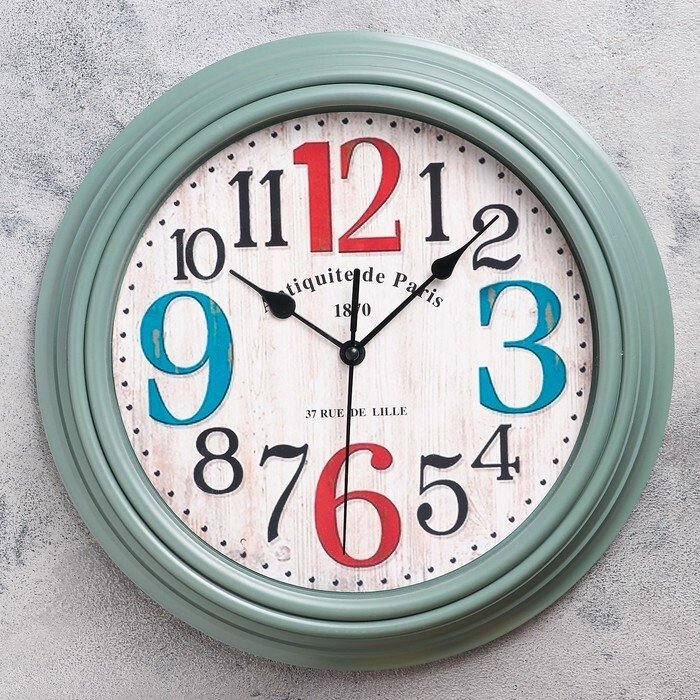 Часы настенные, серия: Интерьер, "Мариара", d=30 см от компании Интернет-гипермаркет «MOLL» - фото 1