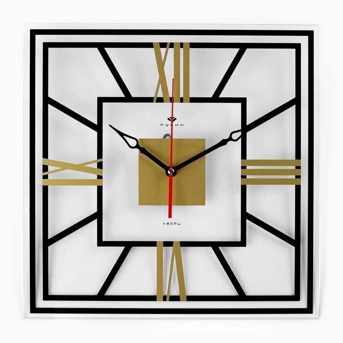 Часы настенные, серия: Интерьер, "Рим", плавный ход, 35 х 35 см от компании Интернет-гипермаркет «MOLL» - фото 1