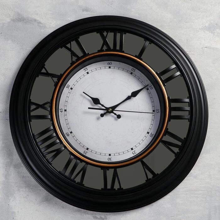 Часы настенные, серия: Интерьер, "Талита", d=50 см, 3 АА, плавный ход от компании Интернет-гипермаркет «MOLL» - фото 1