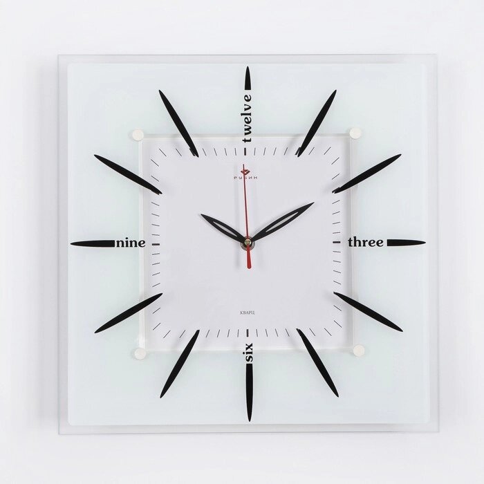 Часы настенные, серия: Классика, "Абстракция", 35 х 35 см от компании Интернет-гипермаркет «MOLL» - фото 1