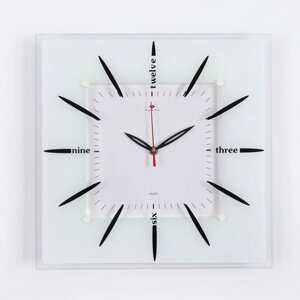 Часы настенные, серия: Классика, "Абстракция", 35 х 35 см