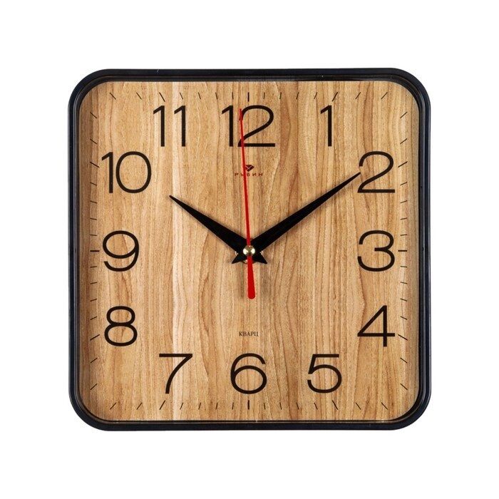 Часы настенные, серия: Классика, "Дерево", плавный ход, 19 х 19 см от компании Интернет-гипермаркет «MOLL» - фото 1
