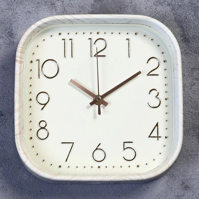 Часы настенные, серия: Классика, "Джеси", 22х22 см от компании Интернет-гипермаркет «MOLL» - фото 1