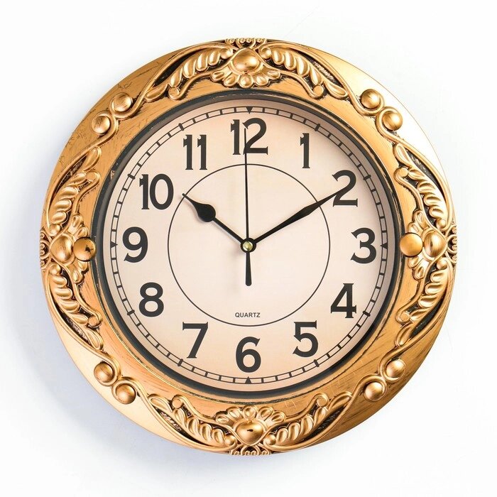 Часы настенные, серия: Классика, "Кимберли", дискретный ход, 26 х 26 см, d циферблата=19.5 см 356325 от компании Интернет-гипермаркет «MOLL» - фото 1