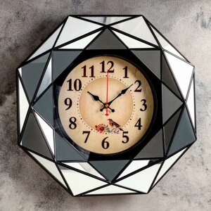 Часы настенные, серия: Классика, "Линери", 40х40 см,