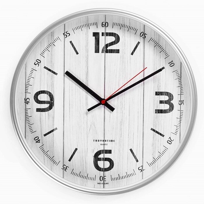 Часы настенные, серия: Классика, плавный ход, d-30.5 см от компании Интернет-гипермаркет «MOLL» - фото 1