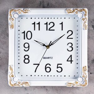 Часы настенные, серия: Классика, "Рут", 30х30 см, белые микс