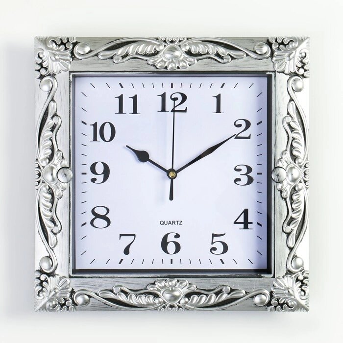 Часы настенные, серия: Классика, "Зара", 25х25 см, дискретный ход, микс от компании Интернет-гипермаркет «MOLL» - фото 1