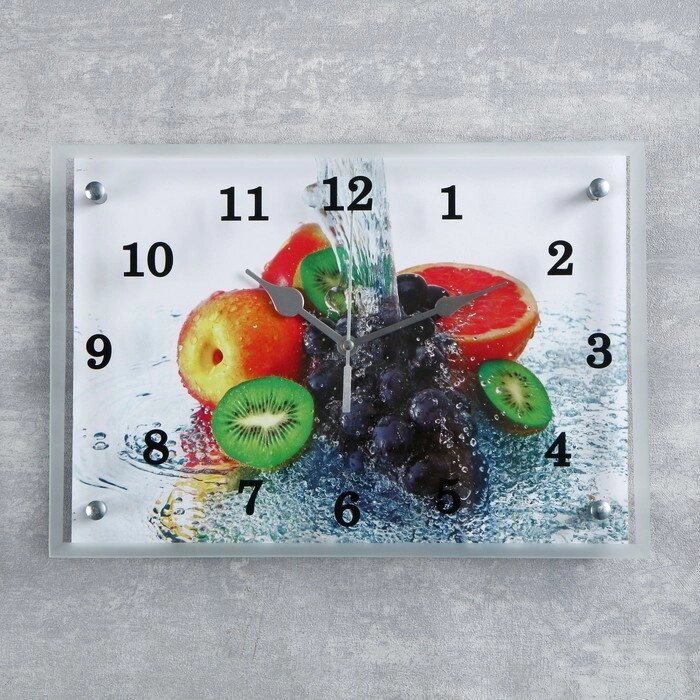 Часы настенные, серия: Кухня, "Цитрус"25х35 см, микс от компании Интернет-гипермаркет «MOLL» - фото 1