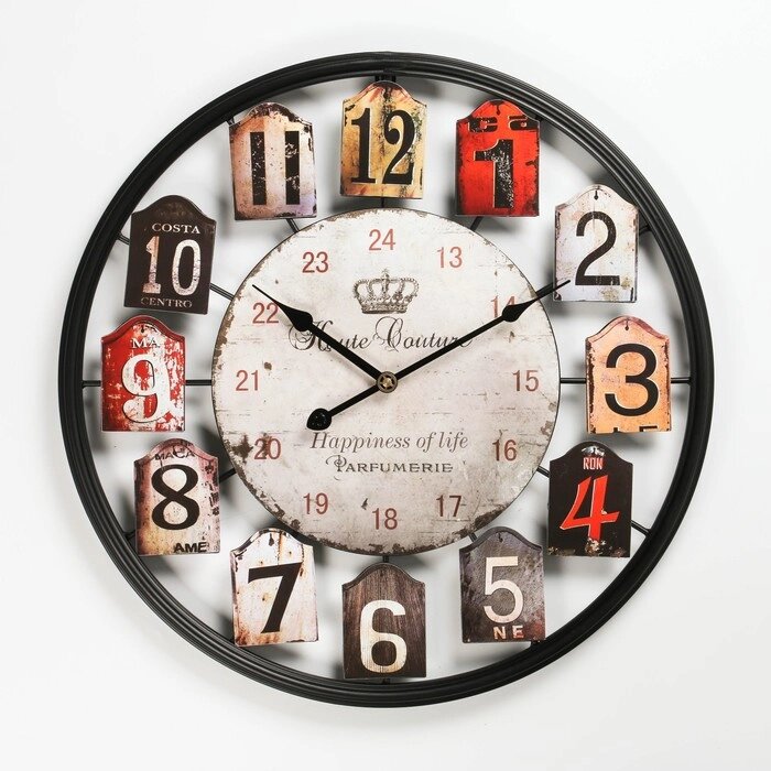 Часы настенные, серия: Лофт, d=50 см от компании Интернет-гипермаркет «MOLL» - фото 1