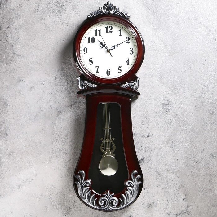 Часы настенные, серия: Маятник, "Памела", 24х70 см от компании Интернет-гипермаркет «MOLL» - фото 1