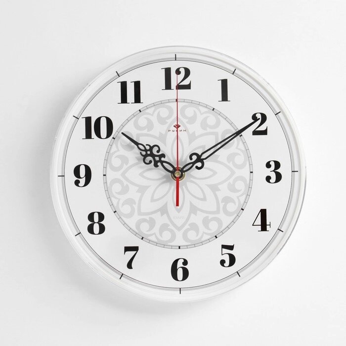 Часы настенные "Узор", "Рубин", 25х25 см от компании Интернет-гипермаркет «MOLL» - фото 1