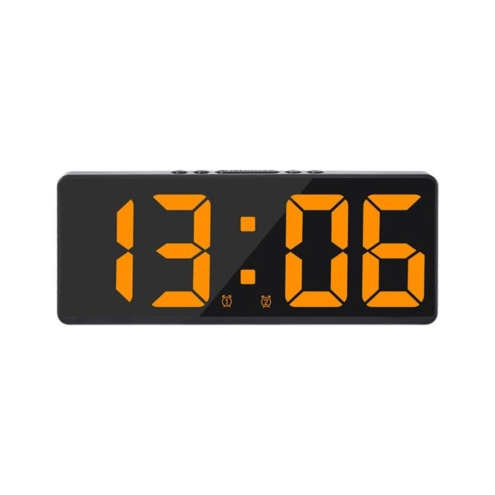 Часы настольные электронные: будильник, термометр, календарь, USB, 3AAA, 15.5 x 6.3 см от компании Интернет-гипермаркет «MOLL» - фото 1