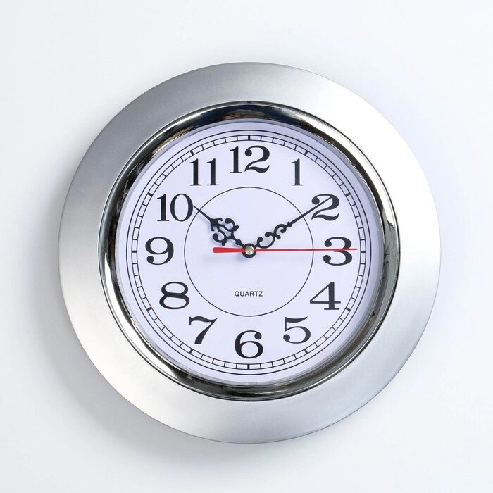 Часы настольные "Энди", дискретный ход, 1 АА, d=26 см от компании Интернет-гипермаркет «MOLL» - фото 1