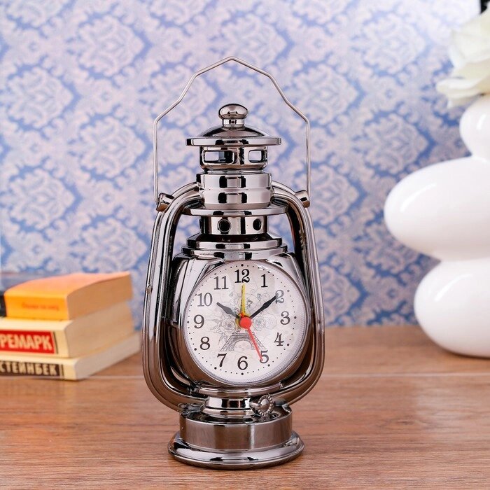 Часы настольные с будильником "Керосинка", 21х9х7.5 см от компании Интернет-гипермаркет «MOLL» - фото 1