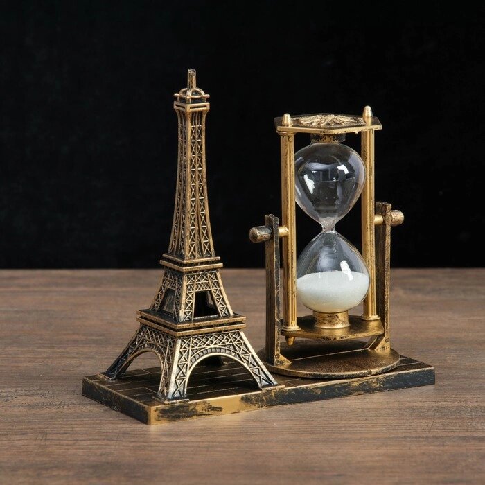 Часы песочные "Эйфелева башня", 15.5х6.5.х16 см, микс от компании Интернет-гипермаркет «MOLL» - фото 1