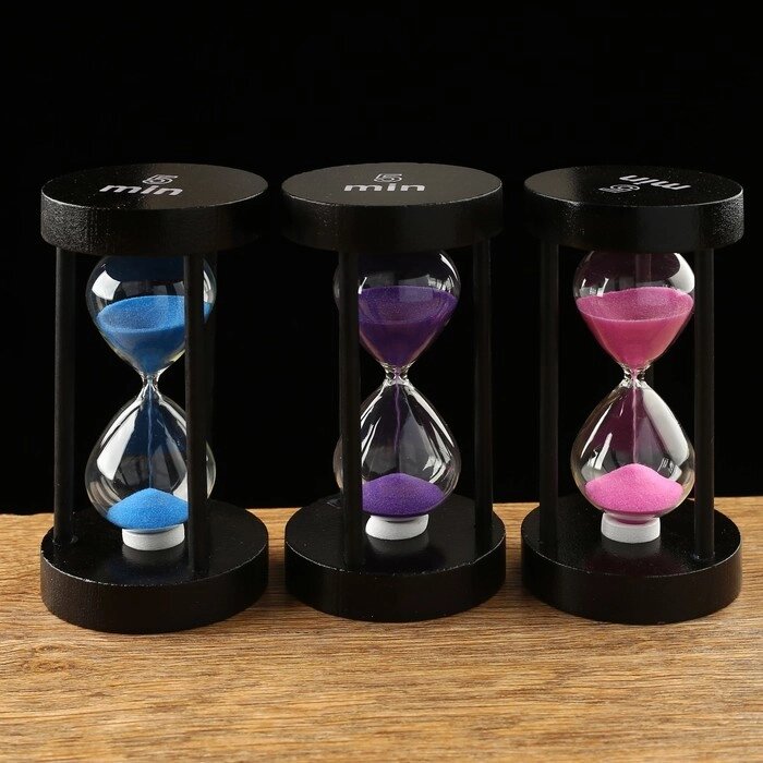 Часы песочные на 5 минут, 7х13 см, микс от компании Интернет-гипермаркет «MOLL» - фото 1
