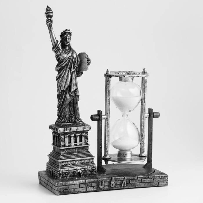 Часы песочные "Статуя Свободы", 13х7х20.5 см от компании Интернет-гипермаркет «MOLL» - фото 1