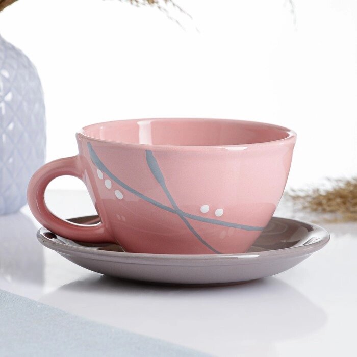 Чайная пара "Подарочная" зефир, 0,3л от компании Интернет-гипермаркет «MOLL» - фото 1