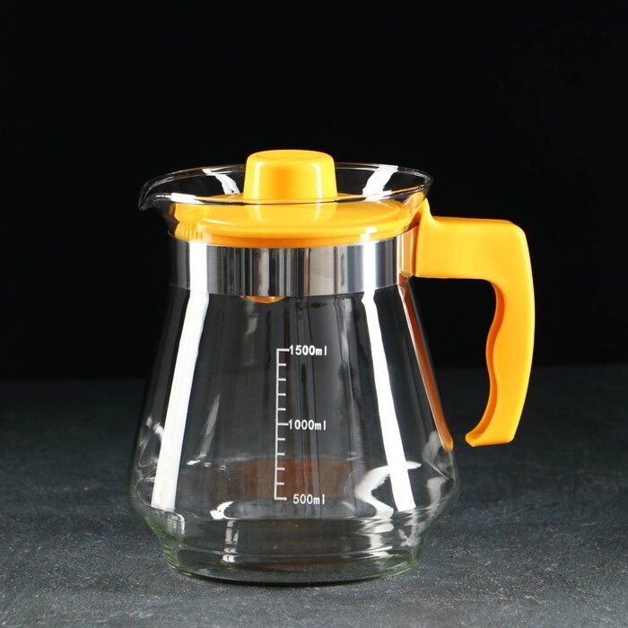 Чайник заварочный "Элиот", 1,5 л, цвет МИКС от компании Интернет-гипермаркет «MOLL» - фото 1