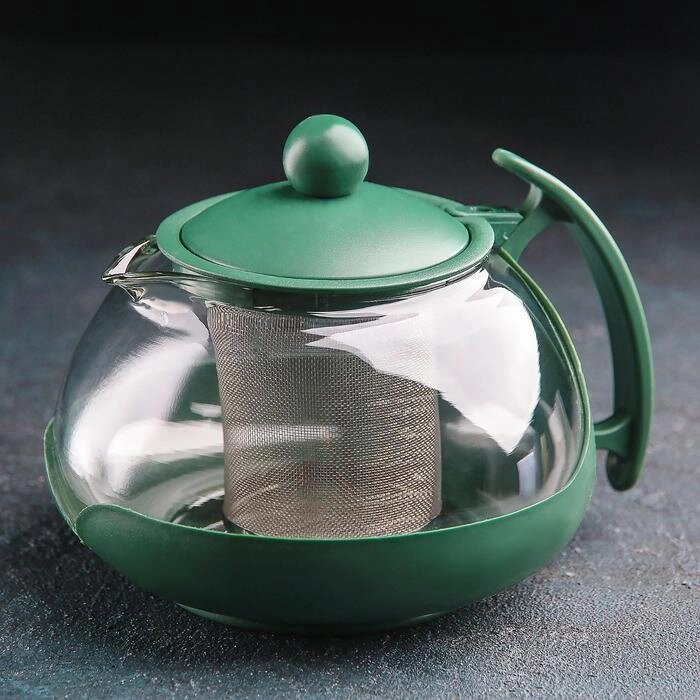 Чайник заварочный "Фантазия", с металлическим ситом, 750 мл, цвет МИКС от компании Интернет-гипермаркет «MOLL» - фото 1