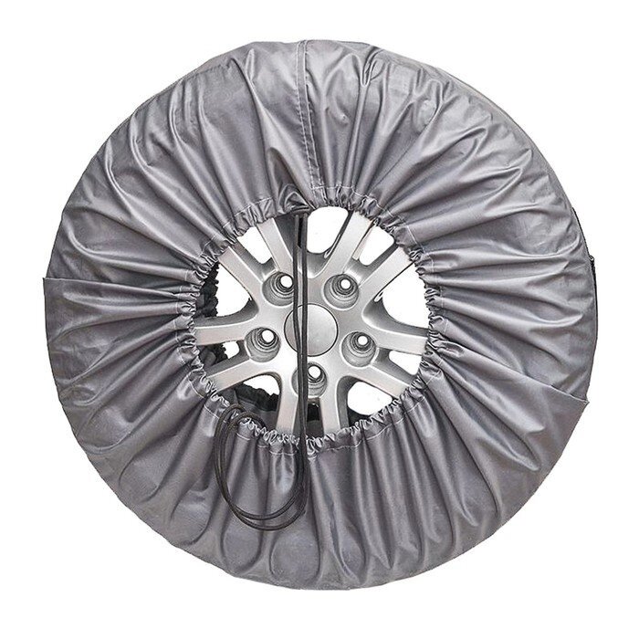 Чехлы для хранения колес до 15 дюймов, 4 шт, микс от компании Интернет-гипермаркет «MOLL» - фото 1