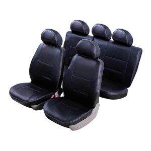 Чехлы модельные Senator Atlant экокожа Mazda 3 2014- Седан чёрный