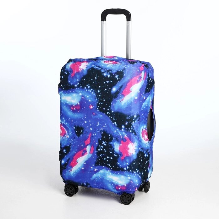 Чехол для чемодана 20", 53*16*75, голубой от компании Интернет-гипермаркет «MOLL» - фото 1