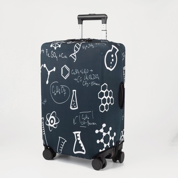 Чехол для чемодана Химия 28", 45*30*70, зеленый от компании Интернет-гипермаркет «MOLL» - фото 1