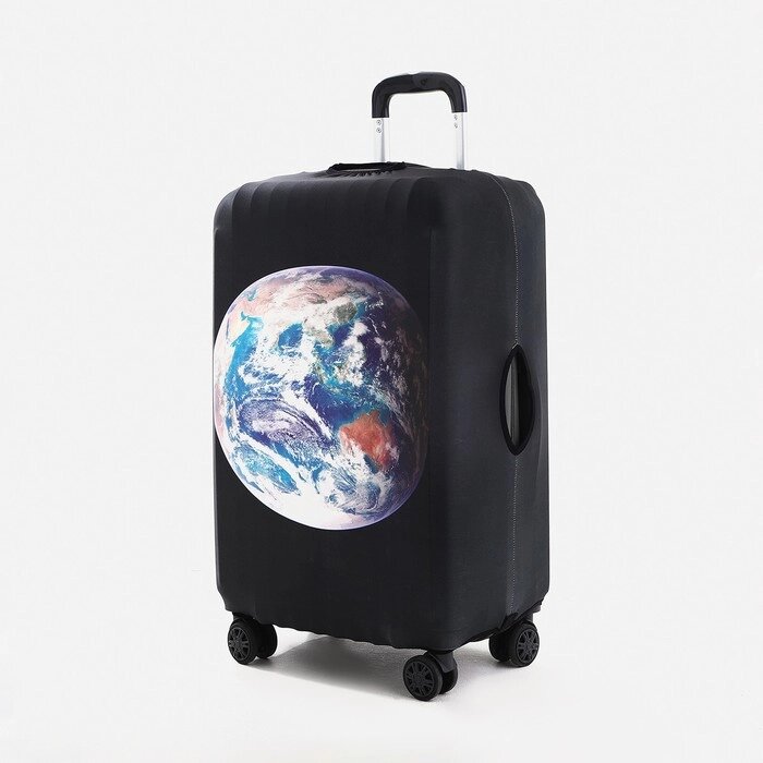 Чехол для чемодана Планета 20", 32*23*48 см, черный от компании Интернет-гипермаркет «MOLL» - фото 1